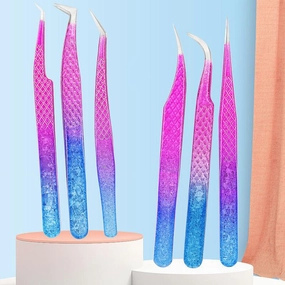 Ice Flower Eyelash Tweezers