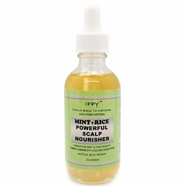 IPPY 100% Pure Natural Mint   Rice Powerful Scalp Nourisher 2oz