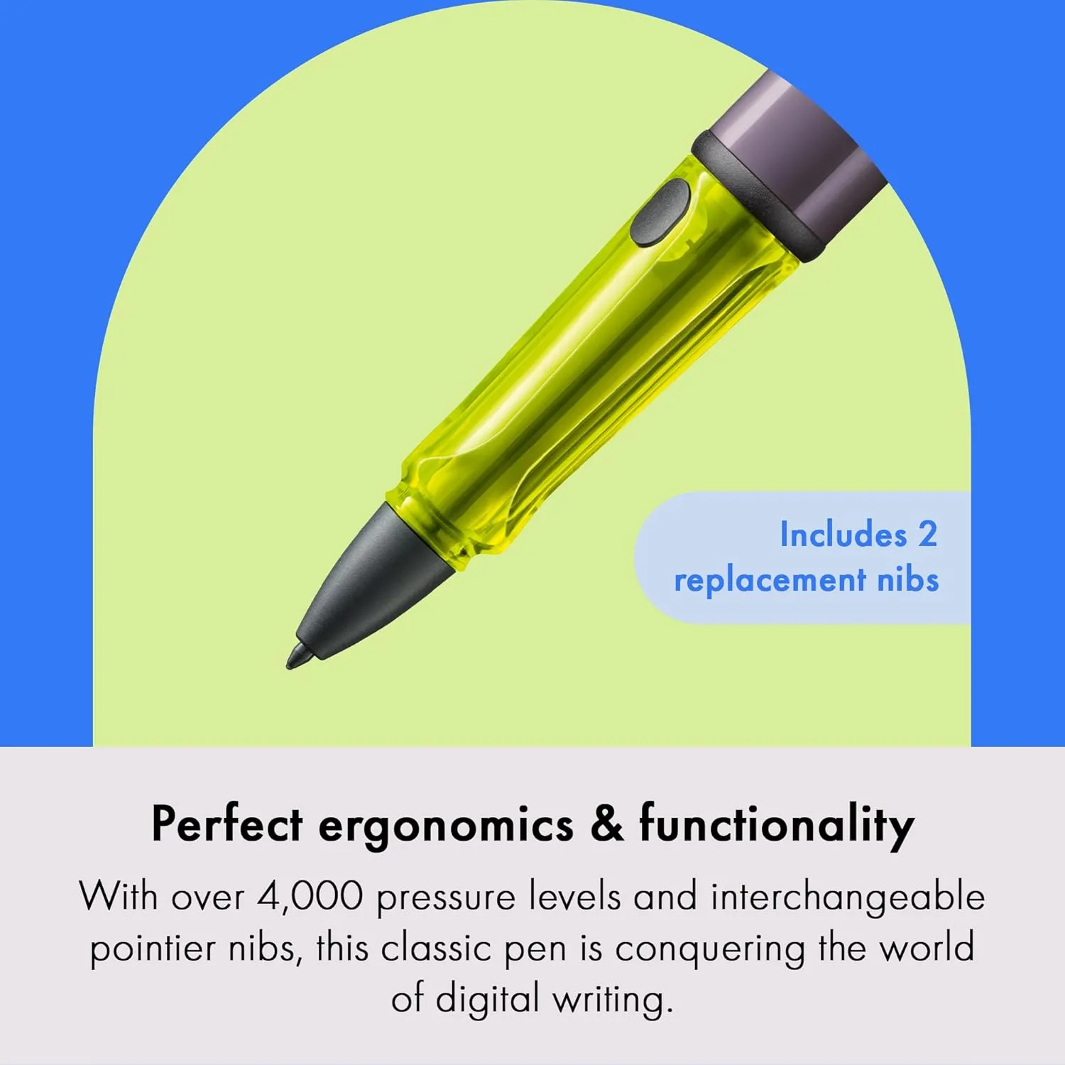 LAMY AL-Star EMR Aubergine (PC/EL tip) - Stylus Pen for Many Android Devices - Touchscreen Pen with Ergonomic Grip - Precise Writing & Drawing on Digital Media - with Function Button