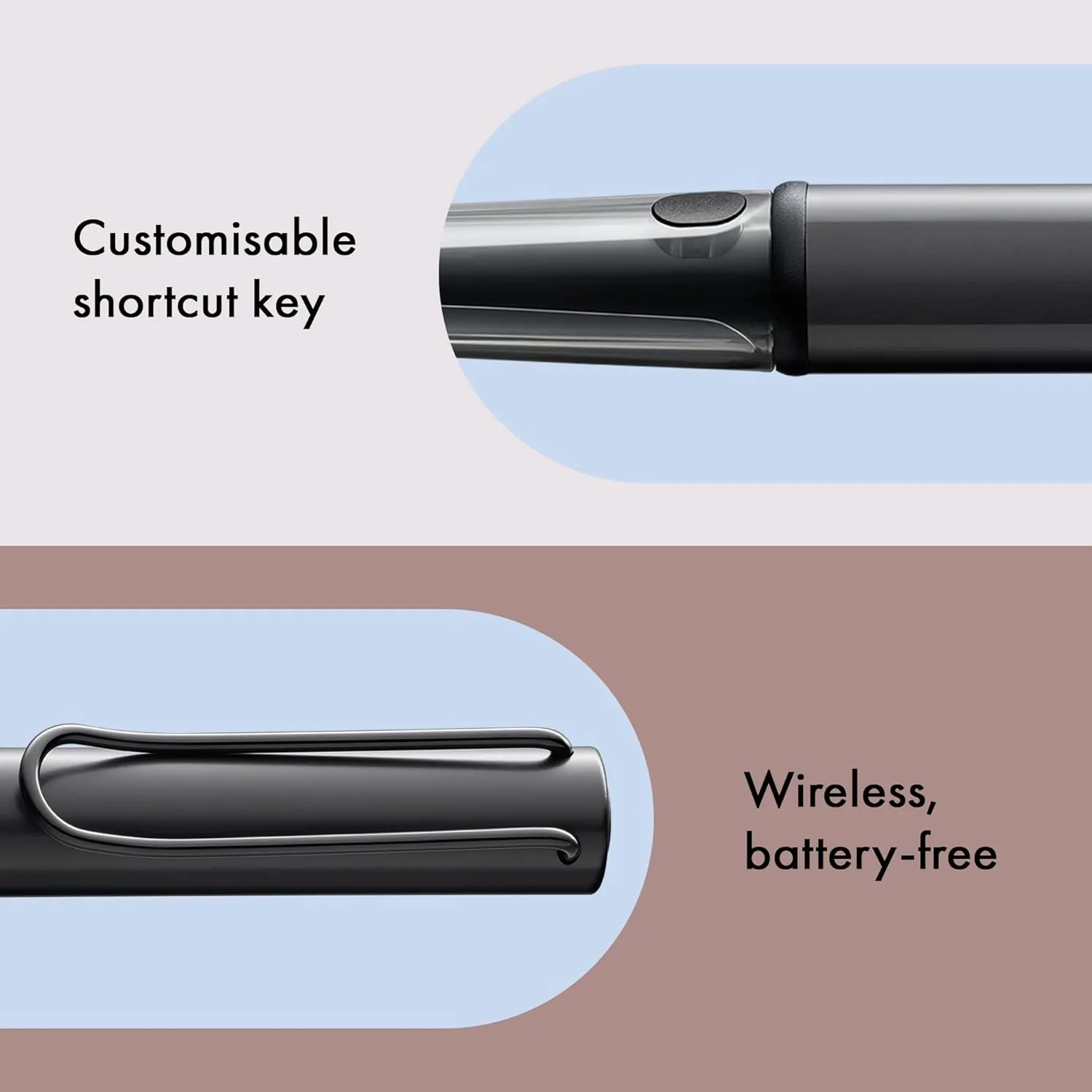 LAMY AL-Star EMR Black (PC/EL tip) - Stylus Pen for Many Android Devices - Touchscreen Pen with Ergonomic Grip - Precise Writing & Drawing on Digital Media - with Function Button