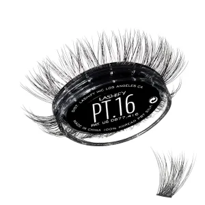 Lashify Plushy Tame 16mm Gossamer Lashes in Black, Easy DIY False Lashes for a Voluminous Yet Still Natural Look