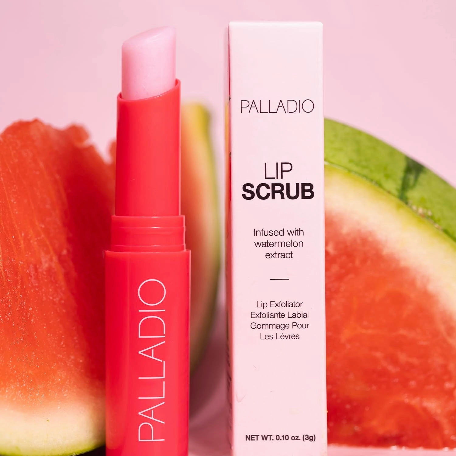 Lip Scrub Exfoliator Moisturizing Scented Lips Scrubber for Exfoliating & Smoothing Lips, Infused with Watermelon Extract Coconut & Vitamin E, Vegan & Cruelty-Free