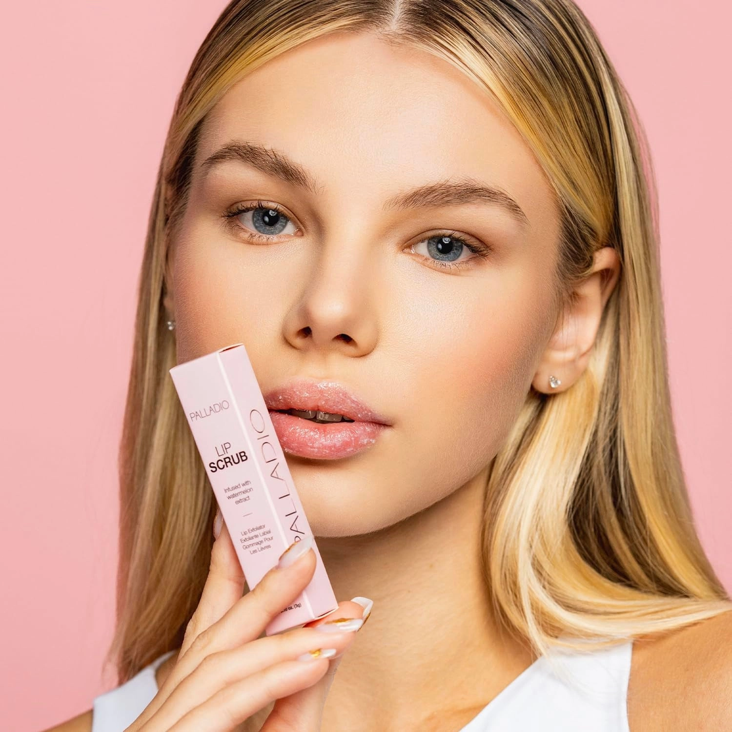 Lip Scrub Exfoliator Moisturizing Scented Lips Scrubber for Exfoliating & Smoothing Lips, Infused with Watermelon Extract Coconut & Vitamin E, Vegan & Cruelty-Free