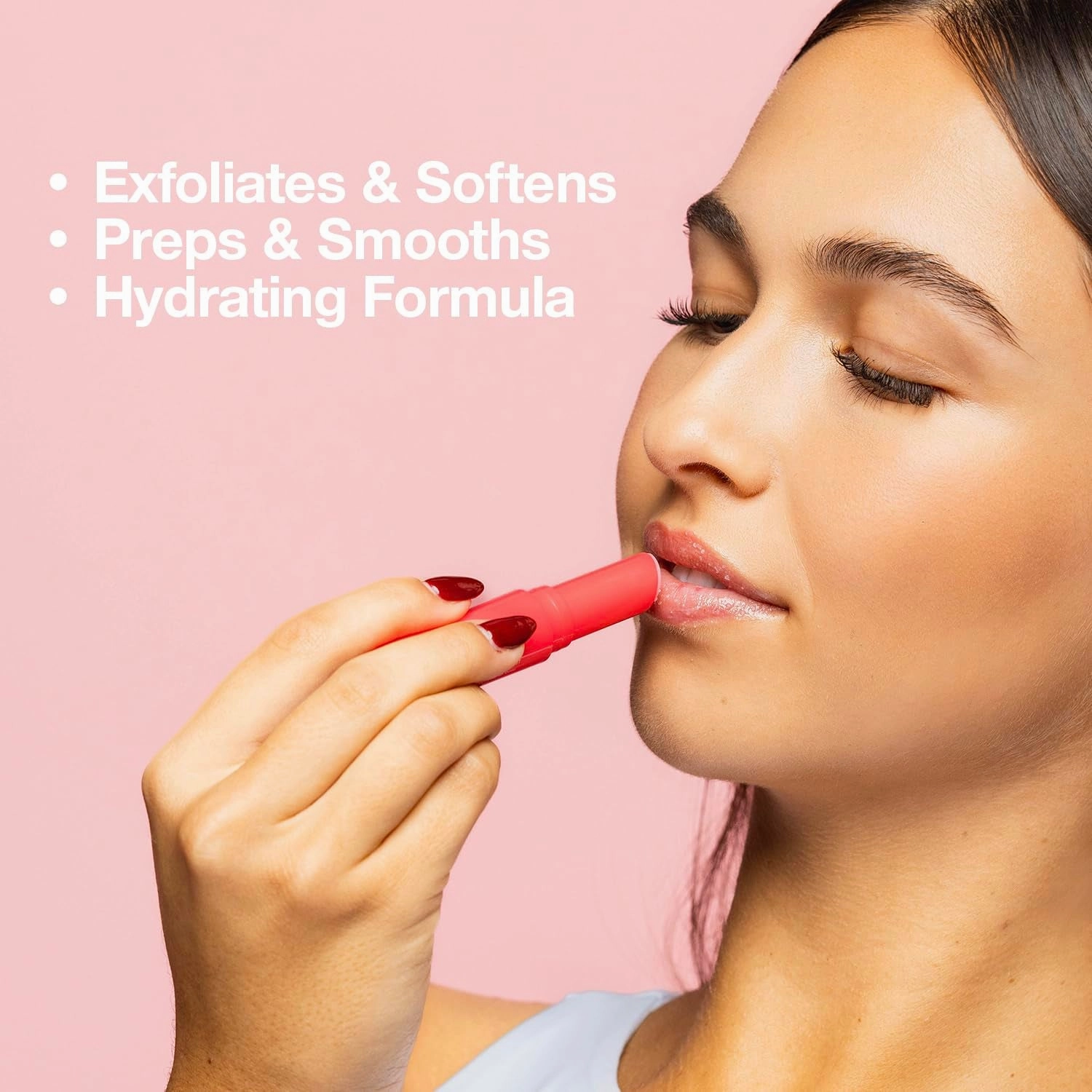 Lip Scrub Exfoliator Moisturizing Scented Lips Scrubber for Exfoliating & Smoothing Lips, Infused with Watermelon Extract Coconut & Vitamin E, Vegan & Cruelty-Free