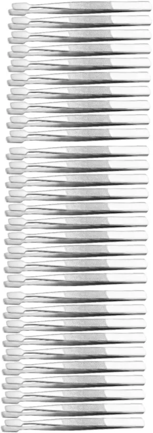 MAGICLULU 30pcs Tweezers for Stamps Eyelash Application and Crafting Flat Precision Tools for Collectors Beauty and Photo Projects