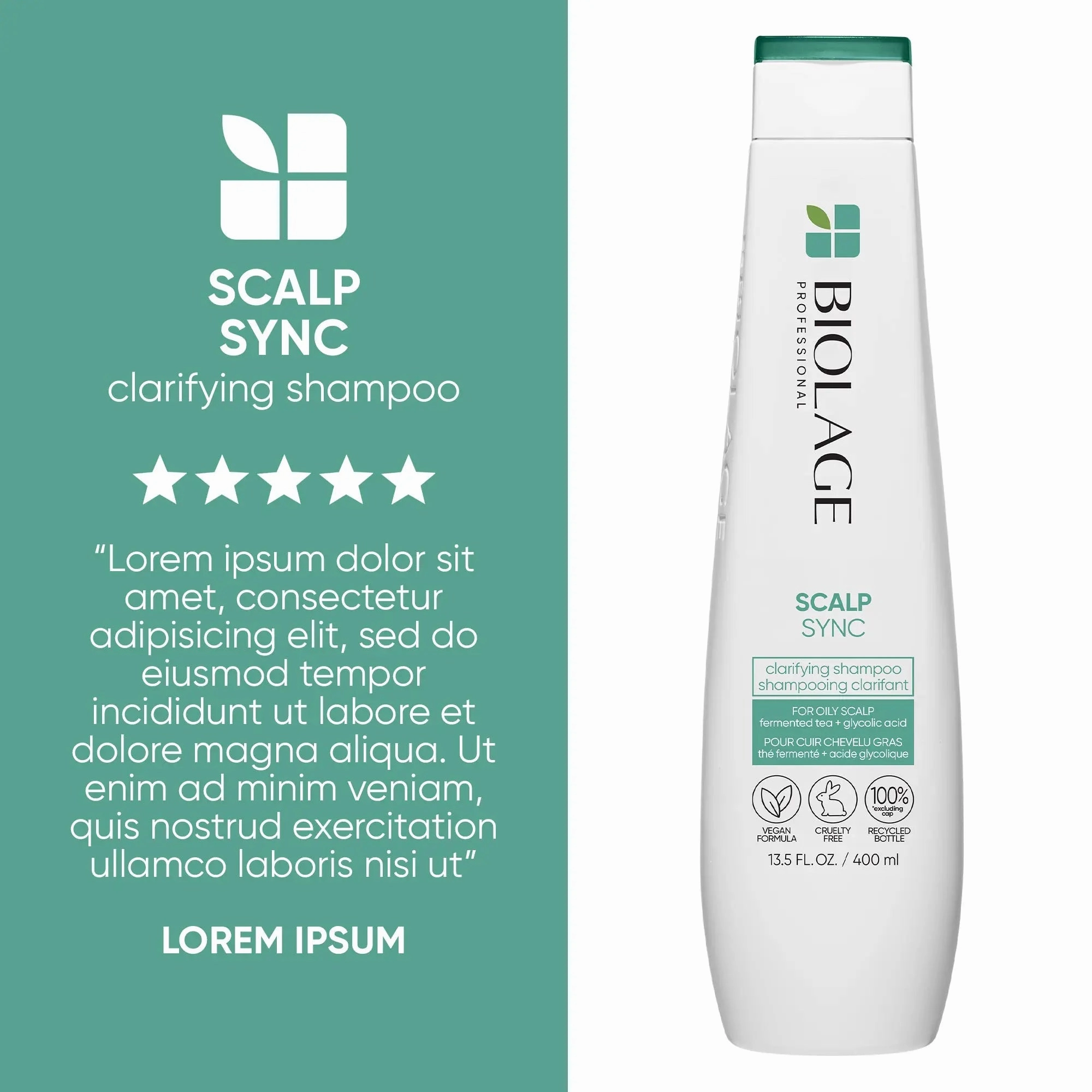 Matrix Biolage Scalp Sync Clarifying Shampoo 400ML