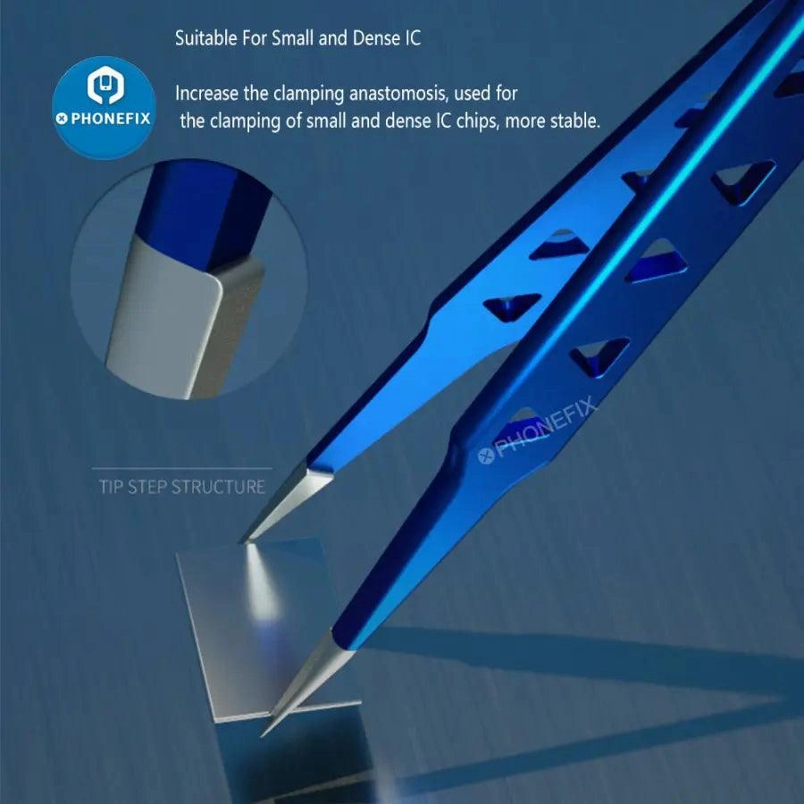 Mechanic AAC-14 Hollow Heat-Dissipating Tweezers tin positioning