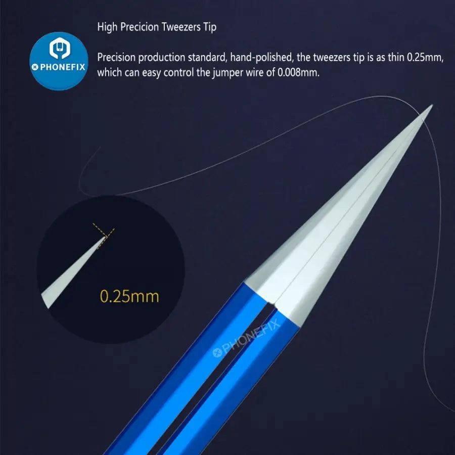 Mechanic AAC-14 Hollow Heat-Dissipating Tweezers tin positioning