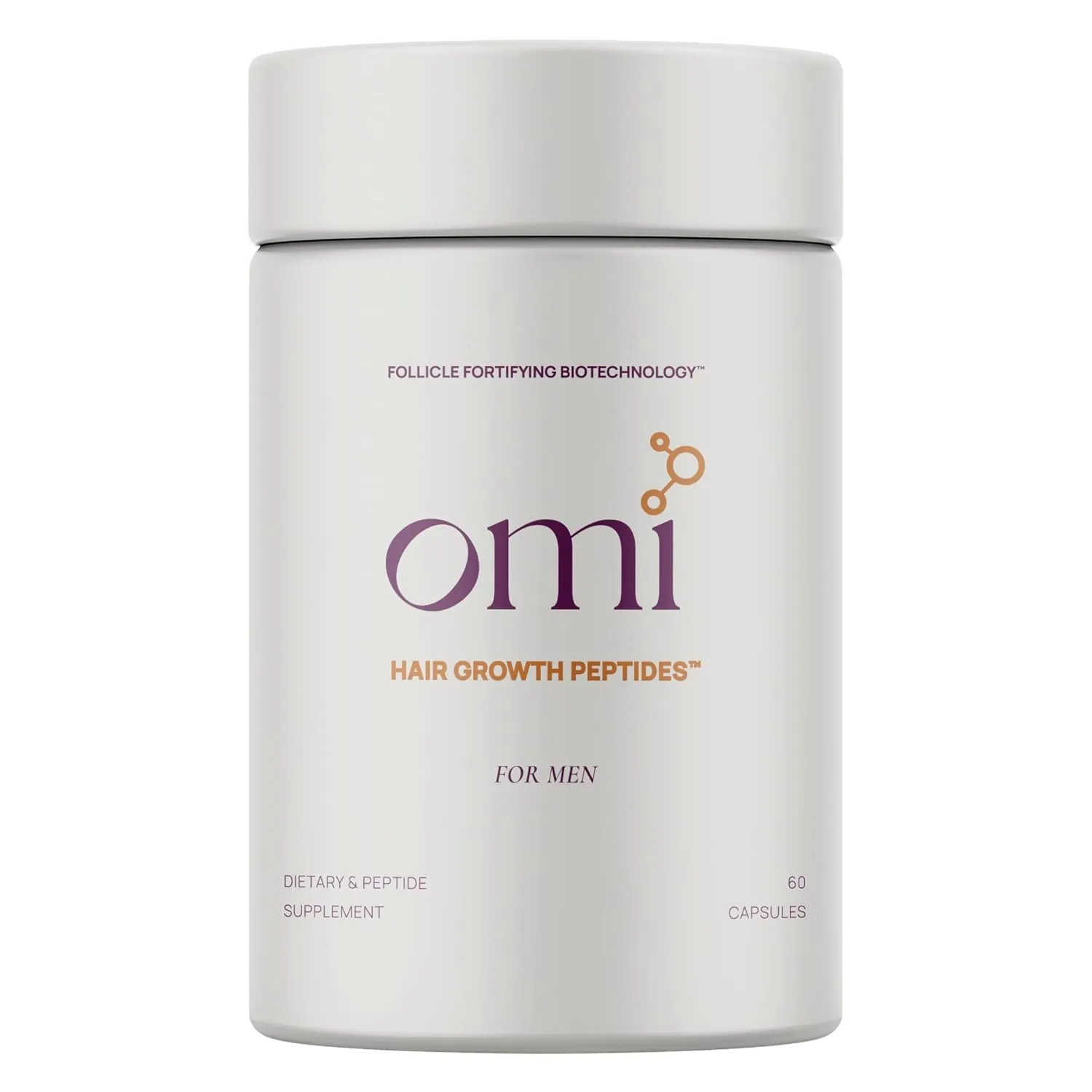 Men's Hair Growth Peptides, Doctor Recommended, Follicle Fortifying Biotechnology, Clinically Proven to Visibly Grow More Hair and Reduce Hair Loss, 1-Month Supply