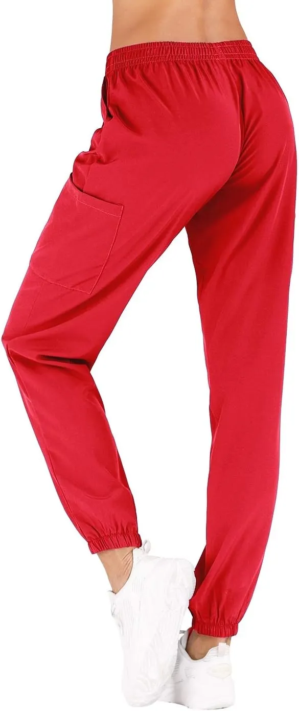 Minty Mint Women's Scrub Set Fit Lightweight Durable V Neck Top Slim Skinny Cargo Scrub Jogger Pant