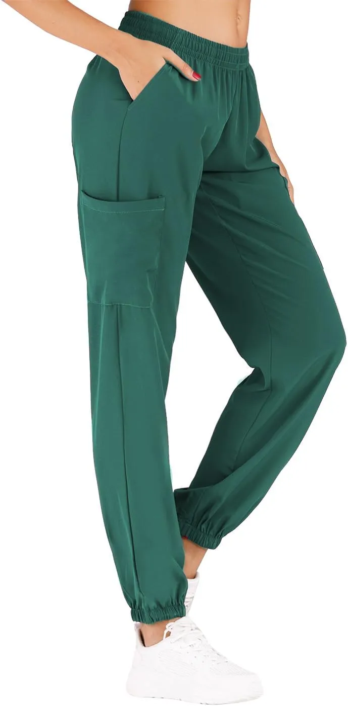 Minty Mint Women's Scrub Set Fit Lightweight Durable V Neck Top Slim Skinny Cargo Scrub Jogger Pant