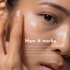 O r i m i i Under Eye Cream for Dark Circles Enriched with Arctic Cloudberry (Natural Vitamin C) For Skin Brightening Cucumber & Green Tea gel Based (15ml)
