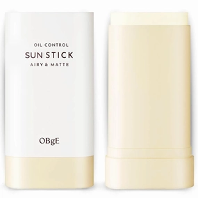 OBgE Oil Control Stick (0.6oz) - Non-Greasy, Soothing & Cooling Facial Care. High Defense. Lightweight, Long-Lasting Protection, Oil Absorption, No Clumps. Travel Essentials. Witch Hazel, Mint.