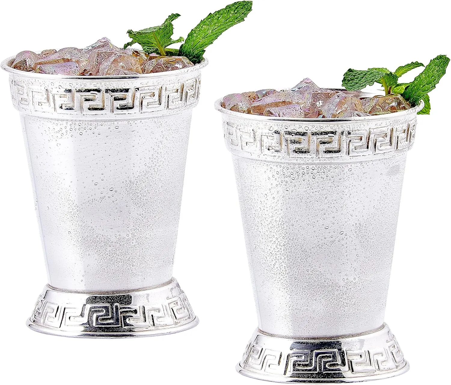 Old Dutch Mint Julep Cups (Set of 2), 12 oz., Silver