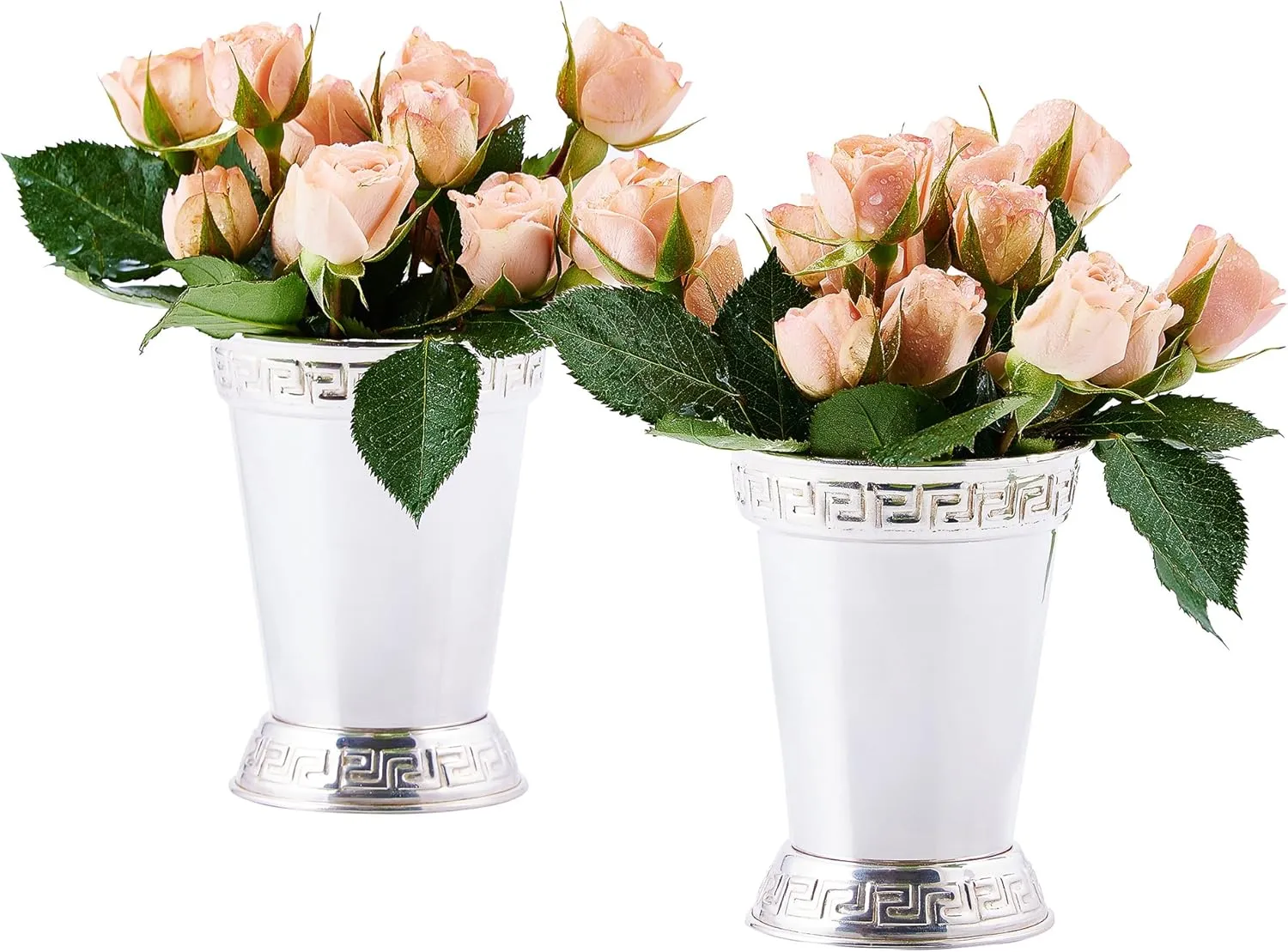 Old Dutch Mint Julep Cups (Set of 2), 12 oz., Silver