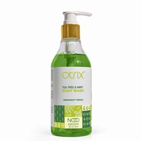 Otri.x Tea Tree & Mint Body Wash | Tea Tree, Mint   Ferulic Acid | – Refreshing, Deep Cleansing & Hydrating – Antibacterial, Odor Control Formula – Sulfate & Paraben-Free – 290ml