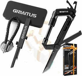 Outdoor Essentials EDC: Pocket Knife & Carabiner Multi-Tool Set
