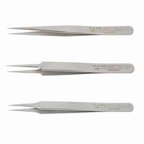 PELCO Pro superalloy high precision tweezers, ultra fine tips