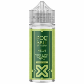 POD SALT Nexus - White Grape Cucumber Apple 100ml Shortfill E-Liquid