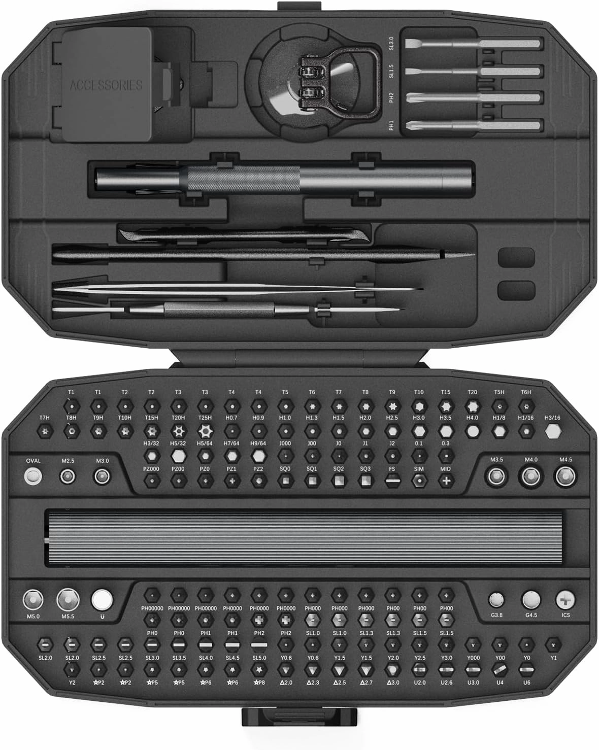 Precision Electric Screwdriver Set,160-in-1 Mini Electric Screwdriver,650mAh Rechargeable Screwdrivers,S2 Magnetic Bit,3 Torque Settings,Repair Tool Kit for Computer Phone Laptop Camera Watch Glasses