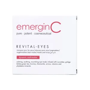 Revital-Eyes Mask - Soothing Gauze Eye Pads with Cucumber   Ginkgo to Help the Appearance of Puffy Eyes   Dark Under-Eye Circles - Refrigerate for Cooling Sensation (5 Sets of 2)