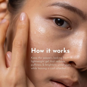 RI Under Eye Cream for Dark Circles Enriched with Arctic Cloudberry (Natural Vitamin C) For Skin Brightening Cucumber & Green Tea gel Based | 15ml