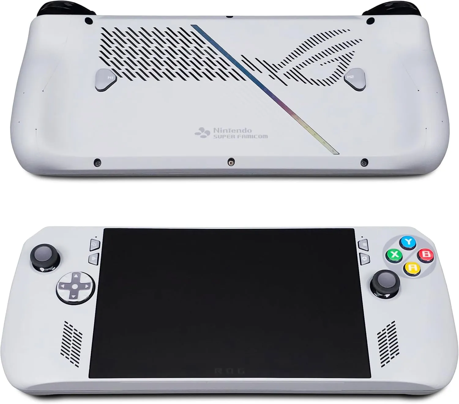 Rog Ally X Matte Skin, Super Famicom Edition, Full Wrapping Matte Vinyl Skin for Rog Ally X (Designed by POP SKIN)