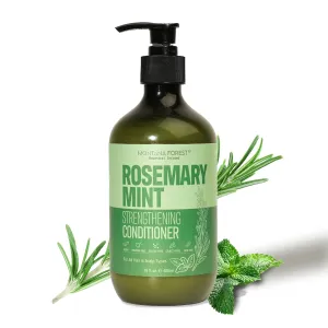 Rosemary Mint Strengthening Conditioner 16 Fl Oz | Suitable for all hair and scalp types, this botanical-infused formula strengthens hair from root to tip
