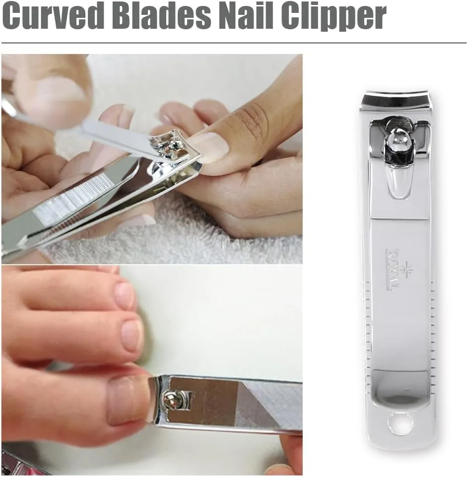 ROYAL [Made in Korea] Nose Hair Trimmer for Men Set, Birdie Set, with Nail Clippers and Tweezers, Manual, Battery-Free, Waterproof, Painless with Twelve Dual-Edged Blades, Patented Mechanism RET-4