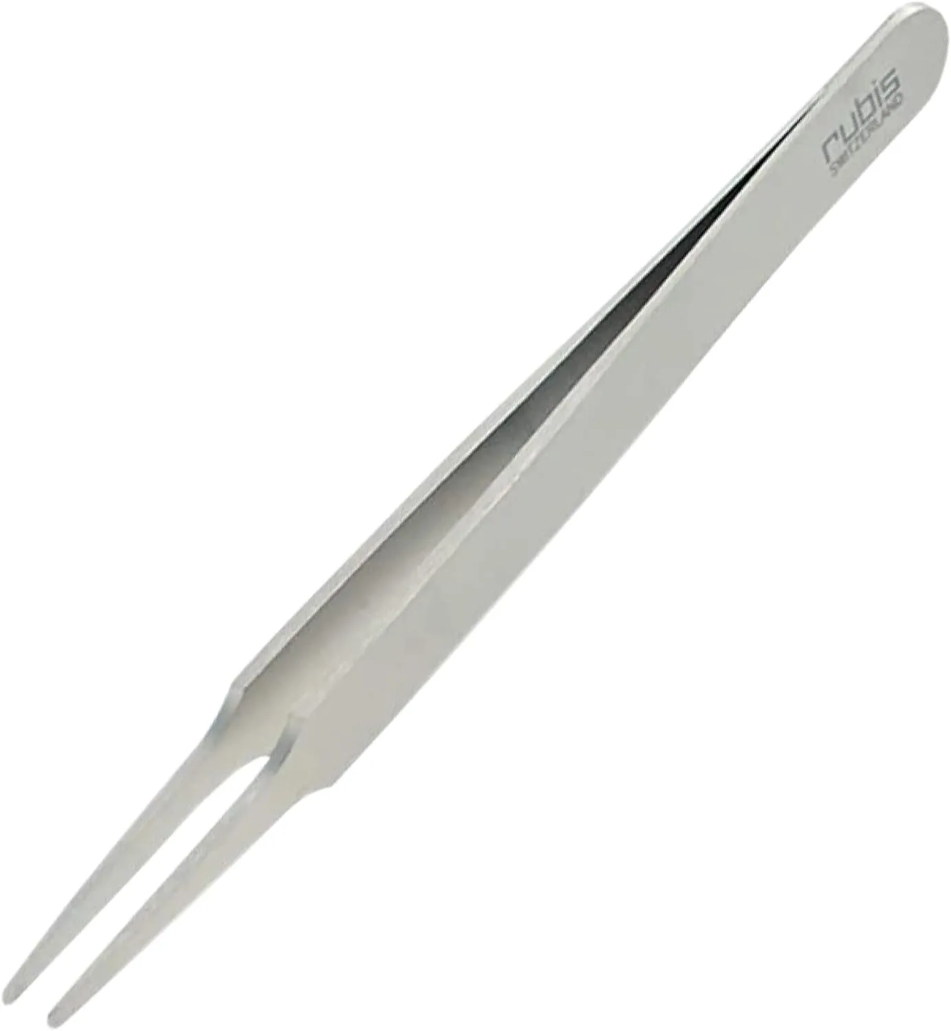 Rubis Stainless Steel Eyelash Tweezers with Straight Tips for Attaching False Eyelashes, 1K2A02,Rubis Switzerland Swiss Made World Renowned Precision