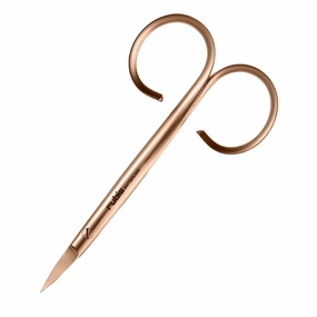 Rubis Classic Stainless Steel Nail Scissors for Precise Fingernails, Cuticles, and Eyebrows, 1F004RG, Red Gold,Rubis Switzerland Swiss Made World Renowned Precision