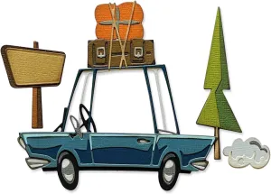 Sizzix Thinlits Die Set 25PK Road Trip Colorize by Tim Holtz, 666288, Multi-Colour