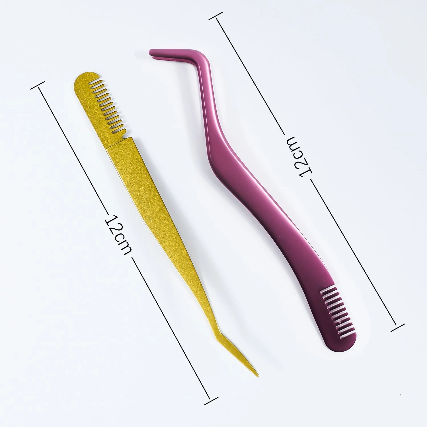 Stainless Steel Eyelash Tweezers