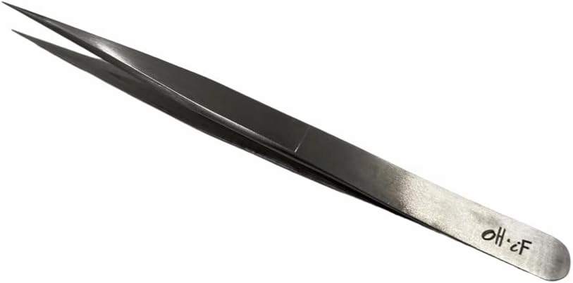 Stainless Steel Professional Precision Tweezers Fine - Sharp Point - Lash -Ingrown Hair - Extractor - Nail Art