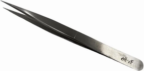 Stainless Steel Professional Precision Tweezers Fine - Sharp Point - Lash -Ingrown Hair - Extractor - Nail Art