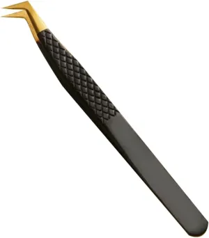 TEMKIN Tweezers 1Pc High Precision Stainless Steel Eyelash Tweezers for Eyelash Extension Grafting Anti Static Tweezers False Eyelashes and Tool Tweezers
