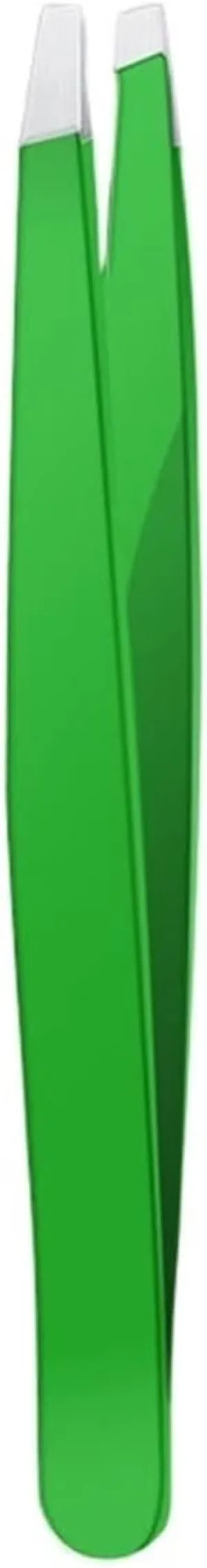TEMKIN Tweezers New Stainless Steel Eyebrow Clip Removal and Eyebrow Trimming Men's Beard Clip Tweezers Flat and Inclined Makeup Tools (Color : Green) Tweezers (Color : Green)