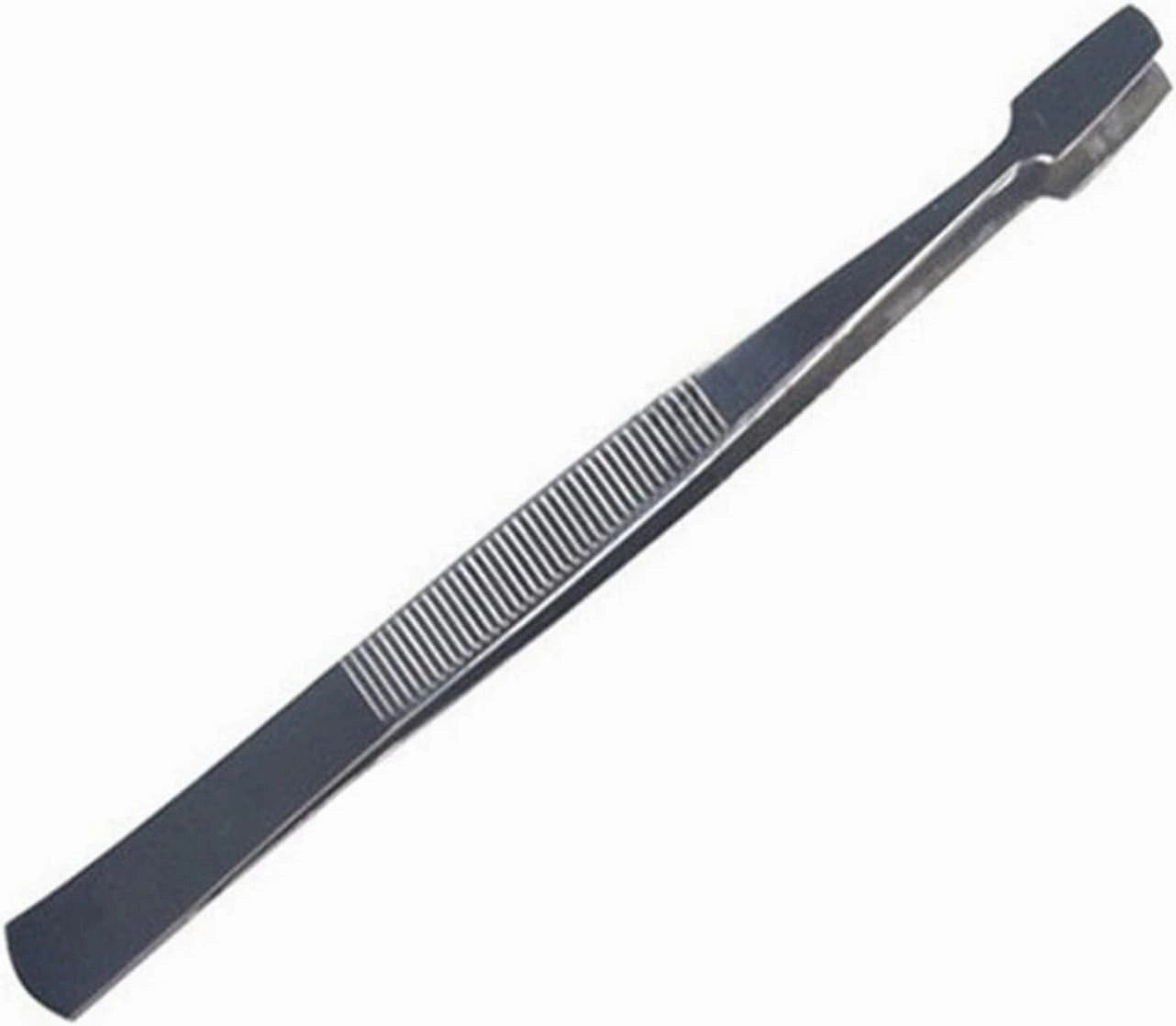 TEMKIN Tweezers Tweezers Stainless Steel Tweezers Straight Precision Machinery, Size 12cm, Thickness 12mm, Weight Functional Eyelash Clip Tweezers