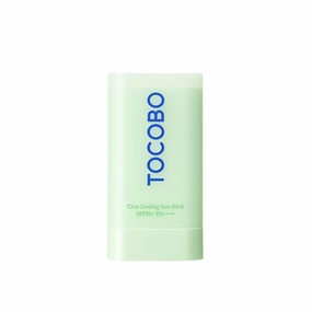 TOCOBO Cica Cooling Sun Stick SPF50  PA     1.69 fl. oz - Fermented Cica Complex, Cooling Sun Stick, Reduces Skin Temperature, Quick Soothing, Lightweight and Moisturizing Sun Stick