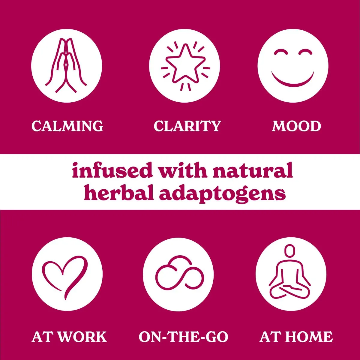 Tranquini Adaptogen Drink, Sparkling Water, Ashwagandha, Gluten & Sugar Free, Calming Non Alcoholic Drinks with L Theanine, Lemon Balm & Chamomile for Stress Support - Hibiscus, 8.5 Fl Oz (Pack of 12)