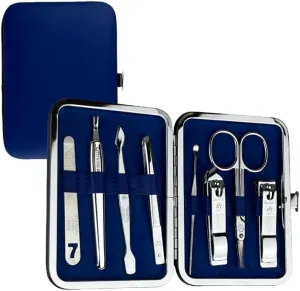 TS-343X Nail Care Set - 8 Essential Tools, Made in Korea, 50 Years Heritage (Blue)