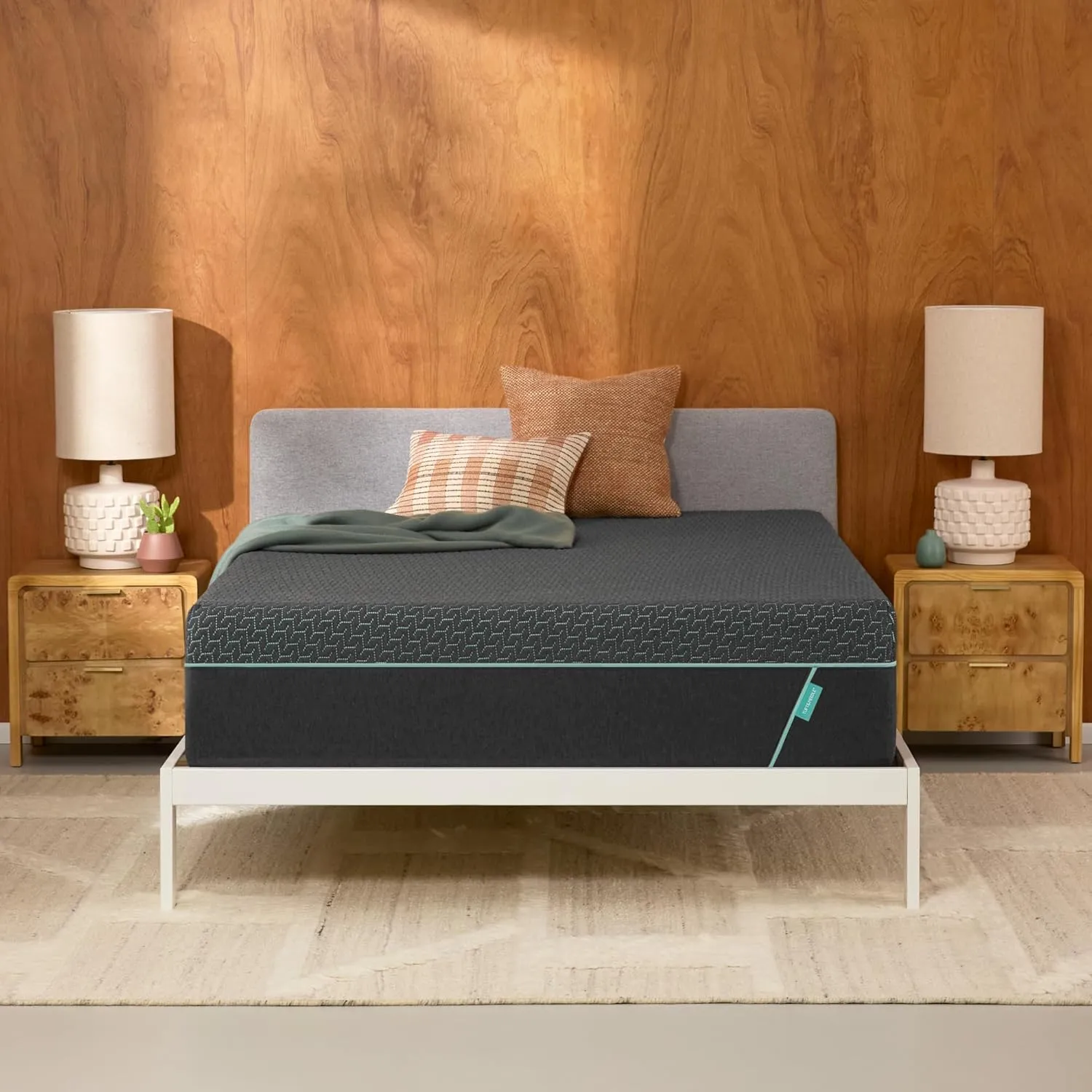 Tuft & Needle Mint Hybrid Medium Plush King Size Mattress in a Box, Cooling Adaptive Foam, Pocketed Coil Support, 100 Night Trial, Fiberglass Free, CertiPUR-US, 10-Year Limited Warranty