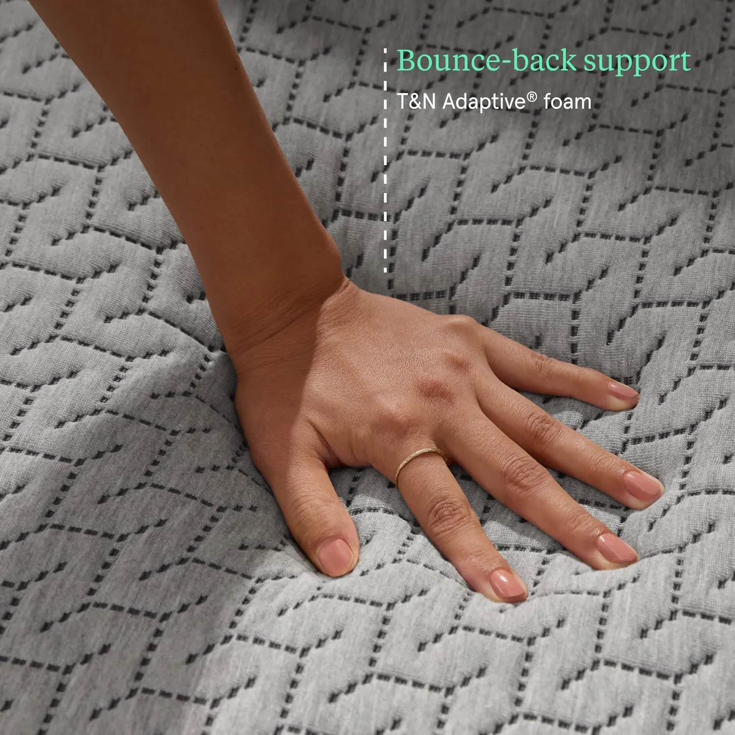 Tuft & Needle Mint Medium Plush Twin XL Size Adaptive Foam Mattress in a Box, Cooling Pressure Relief, Contouring Support, 100 Night Trial, Fiberglass Free, CertiPUR-US, 10-Year Limited Warranty