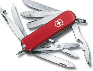 Victorinox Swiss Army Minichamp Pocket Knife, Red, 58mm