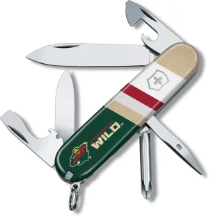 Victorinox Tinker Swiss Army Knife – Compact 12 Function Swiss Made Pocket Knife with Large Blade, Small Blade and Bottle Opener – Minnesota Wild