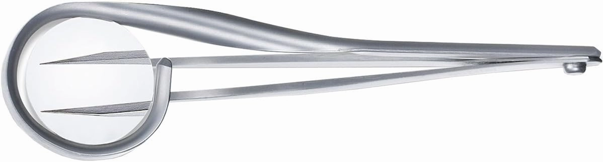 Victorinox Rubis Professional Tweezers with Magnifier, Surgical Stainless Steel, Swiss Made, 9,5cm, ingrown hair, can be sterilized