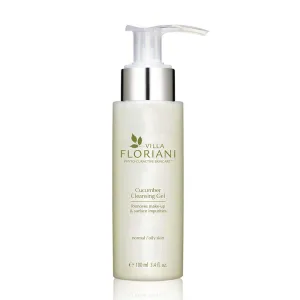 Villa Floriani Cucumber Cleansing Gel | Hand & Face Soap | Delicately washes away surface impurities | Travel Size | Natural Skincare 3.38 Fl. Oz.