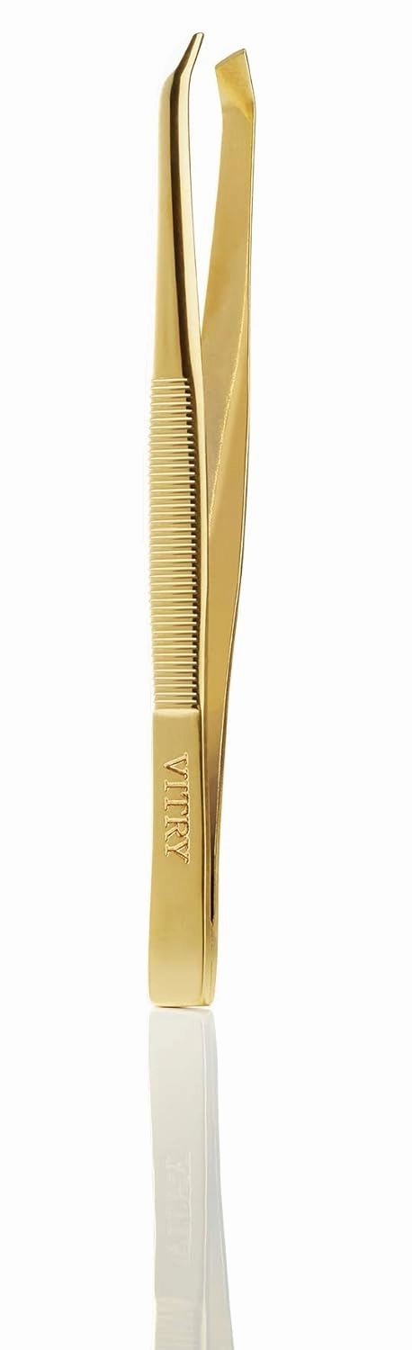 Vitry Stainless Steel Bisque Crab Tweezers Dore