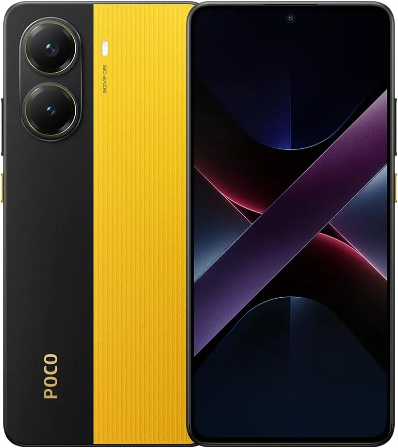 Xiaomi Poco X7 PRO 5G   4G LTE (for Tmobile Mint Tello & Global) (256GB   8GB) Ai 6.67" 50MP Gamers Phone NFC Dual sim Unlocked Model 2412DPC0AG (Yellow.)