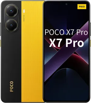 Xiaomi Poco X7 PRO 5G   4G LTE (for Tmobile Mint Tello & Global) (512GB   12GB) Ai 6.67" 50MP Gamers Phone NFC Dual sim Unlocked Model 2412DPC0AG (Yellow)